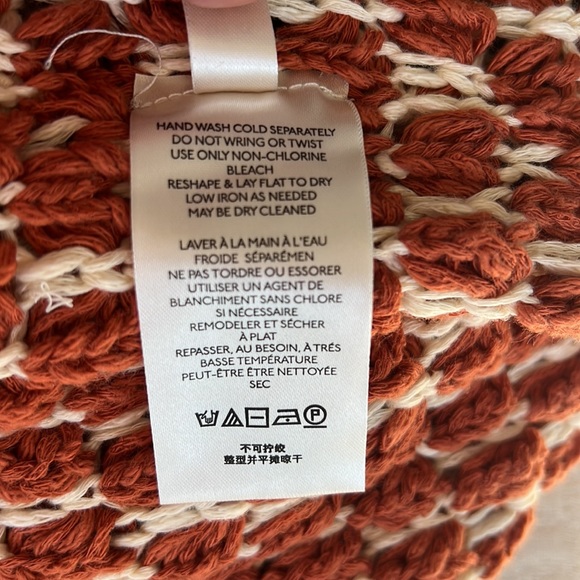 FREE PEOPLE OVERSIZED heatwave pullover cinnamon sage combo sweater - Picture 10 of 17